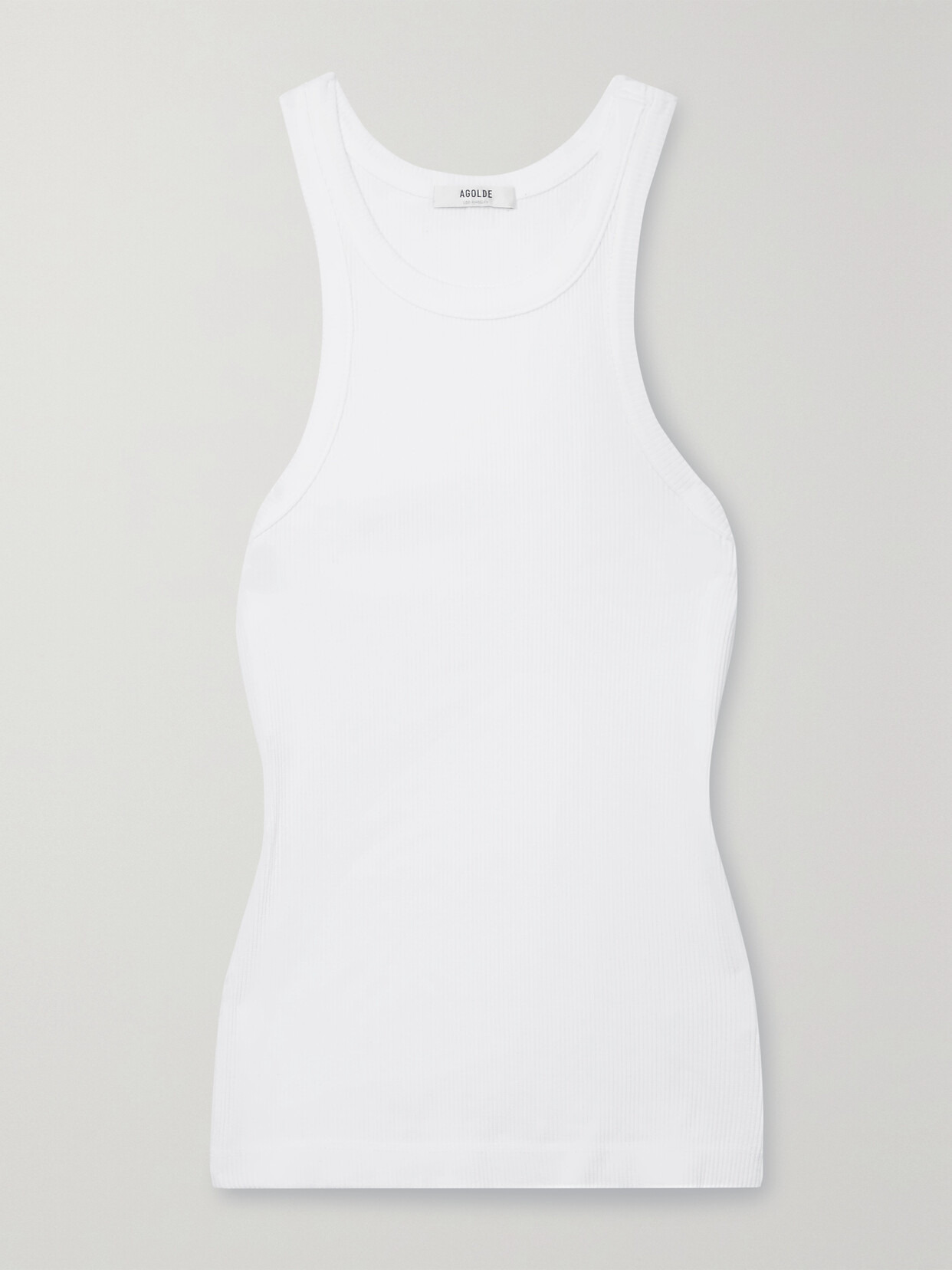 Bailey Ribbed Stretch-lyocell And Organic Cotton-blend Tank - 1