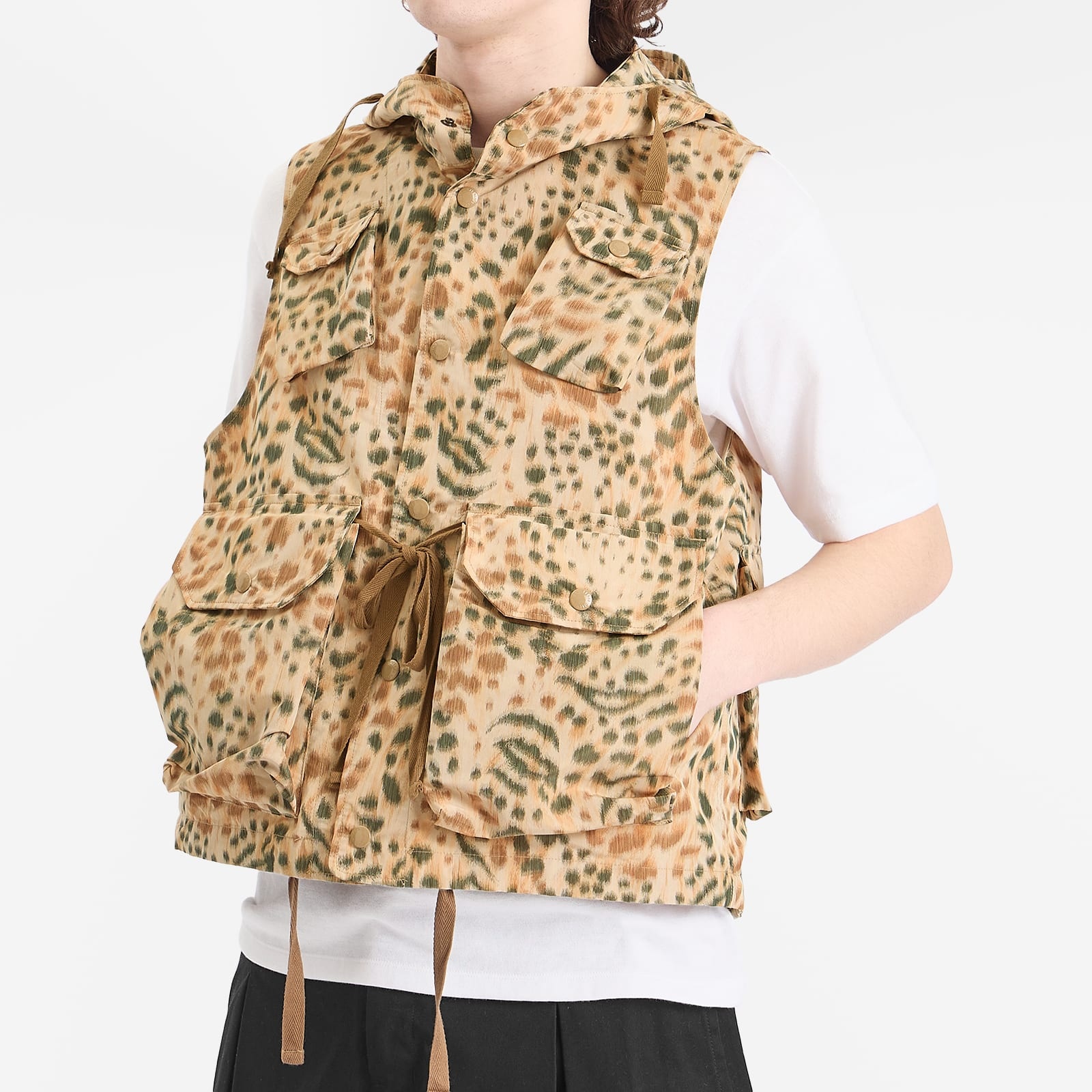 トップス ENGINEERED GARMENTS reversible vest BRAND NEW-Engineered Garments FWK Navy Floral Reversible