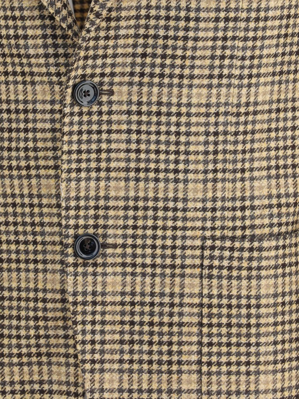 checked two-button blazer - 3