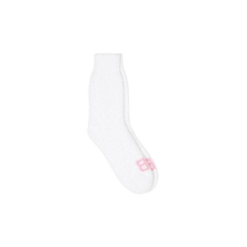 Women's Bb Homewear Socks in White 1