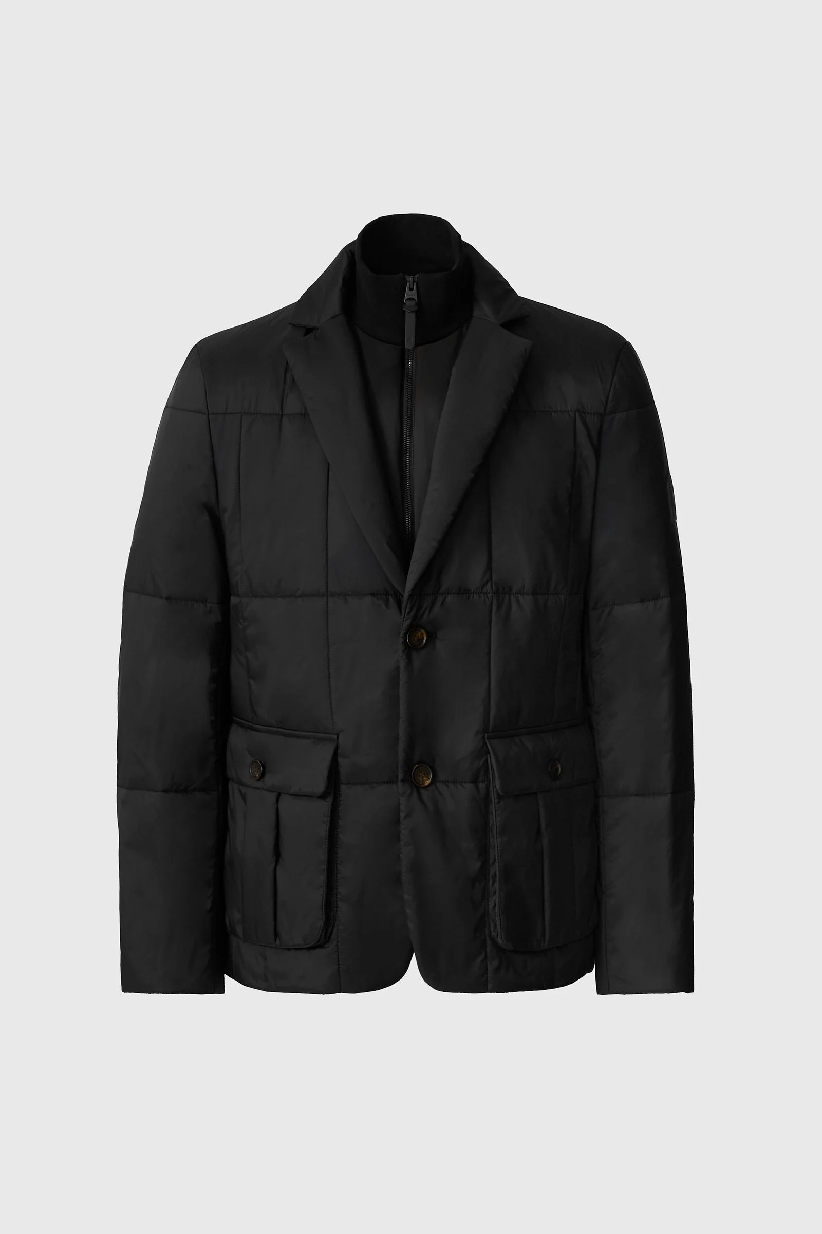 KEATON 2-in-1 Ultra-Light Quilted Blazer with Removable Bib - 1