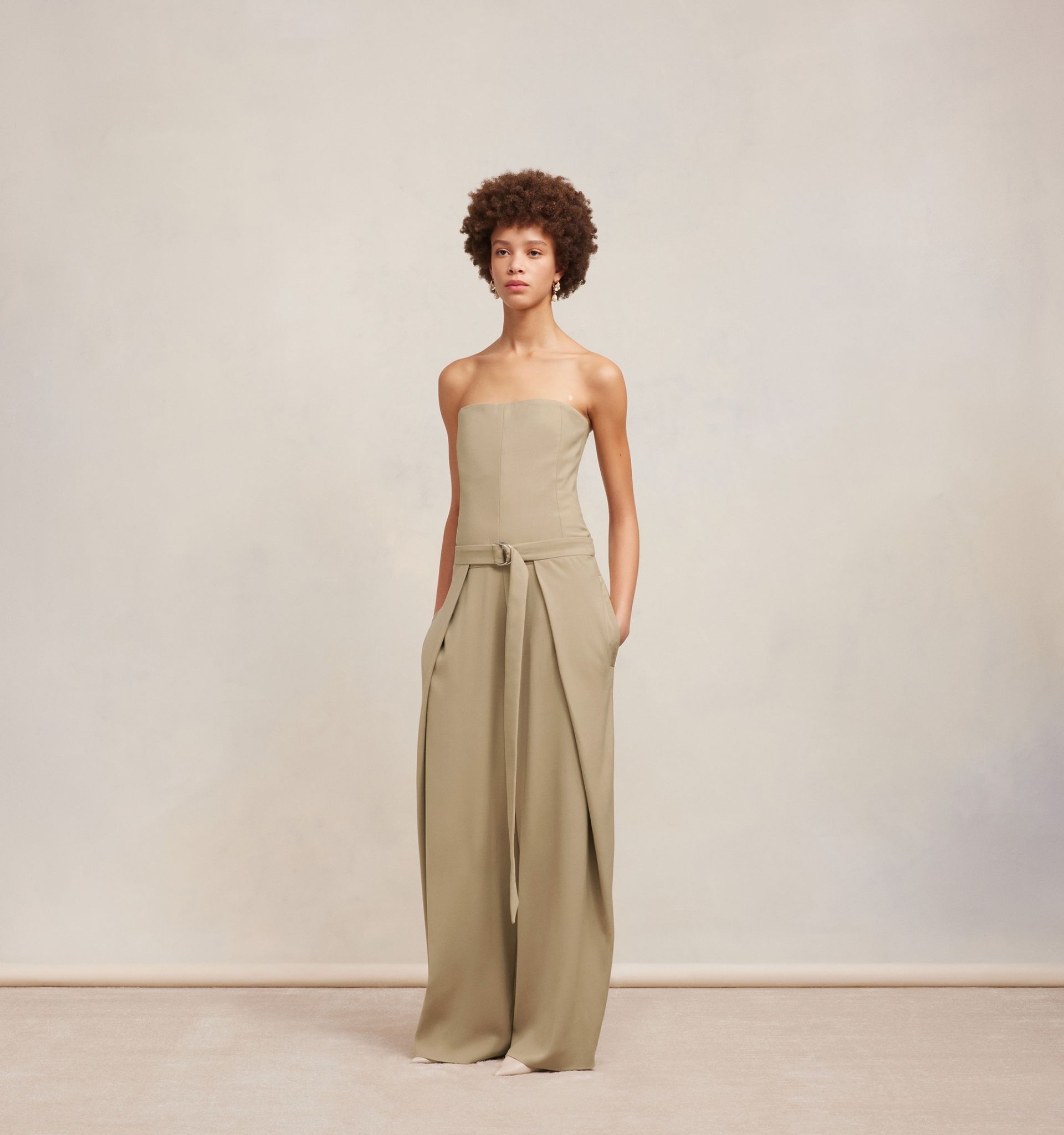 Jumpsuit With Floating Panels - 4
