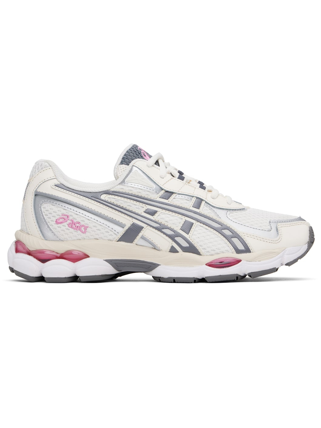 Off-White & Gray GEL-NYC 2055 Sneakers - 1