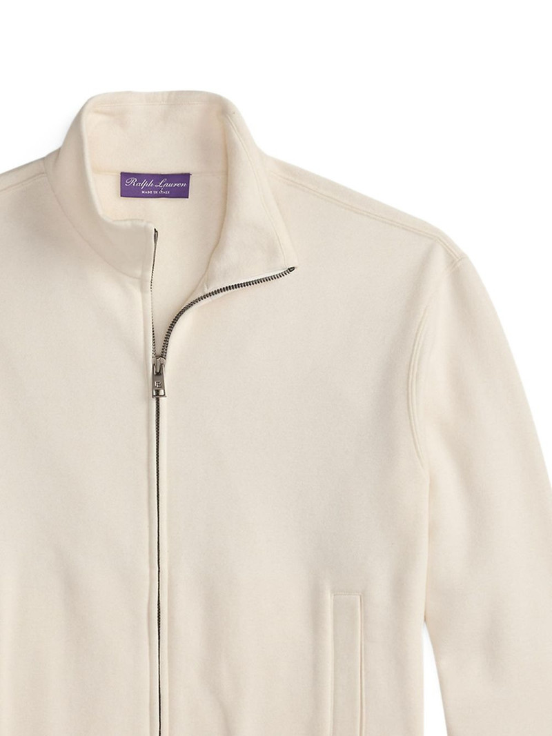 Ralph Lauren mock-neck zip-front cardigan outlook