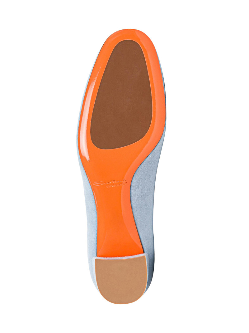 Women's Fight 50MM Suede Pumps - Light Blue 6