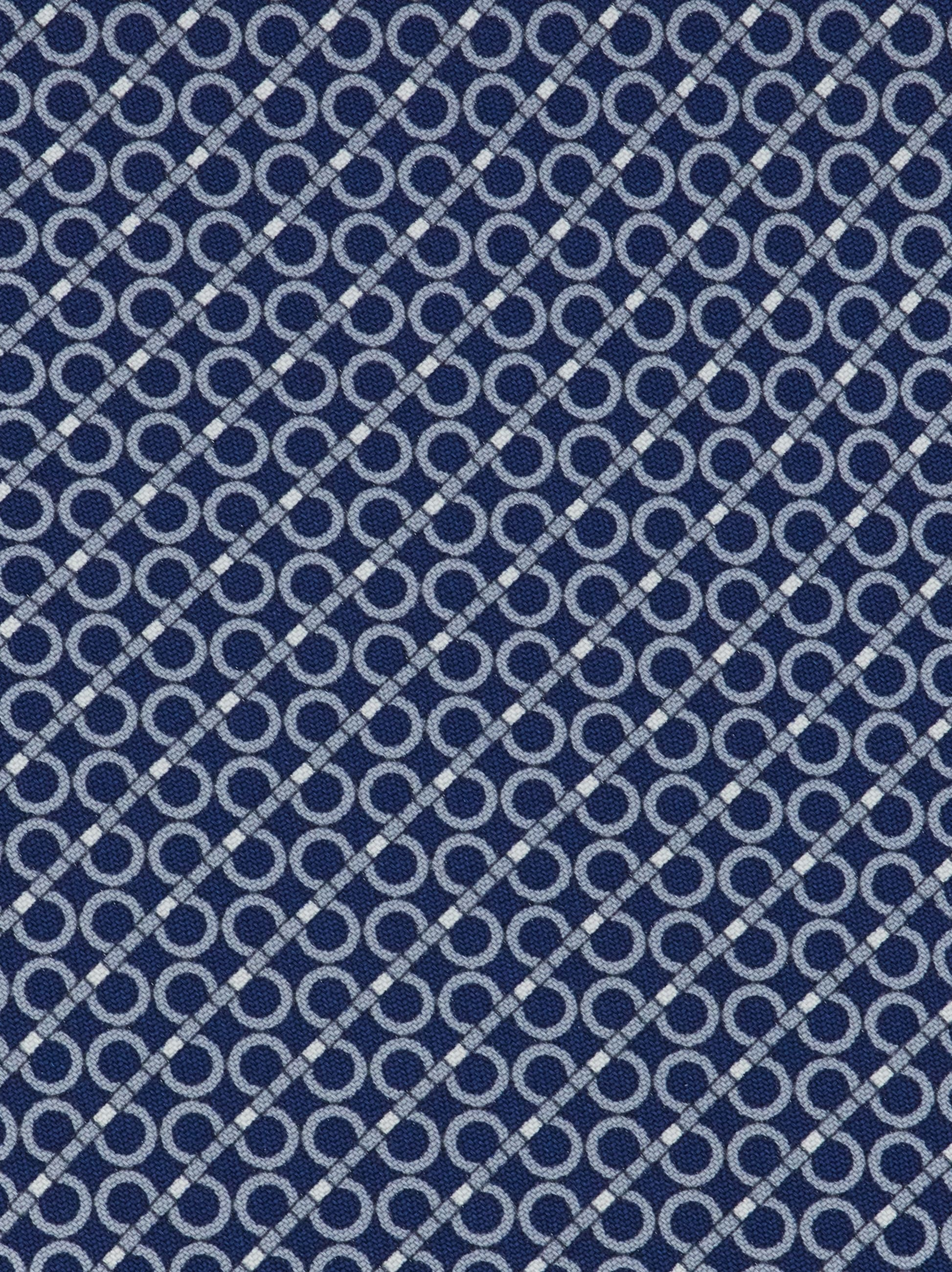 Gancini regimental print silk tie - 2