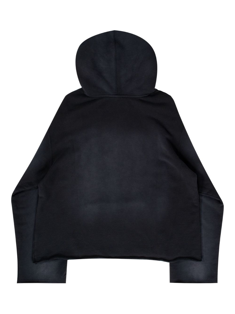 logo-embellished cropped hoodie - 2