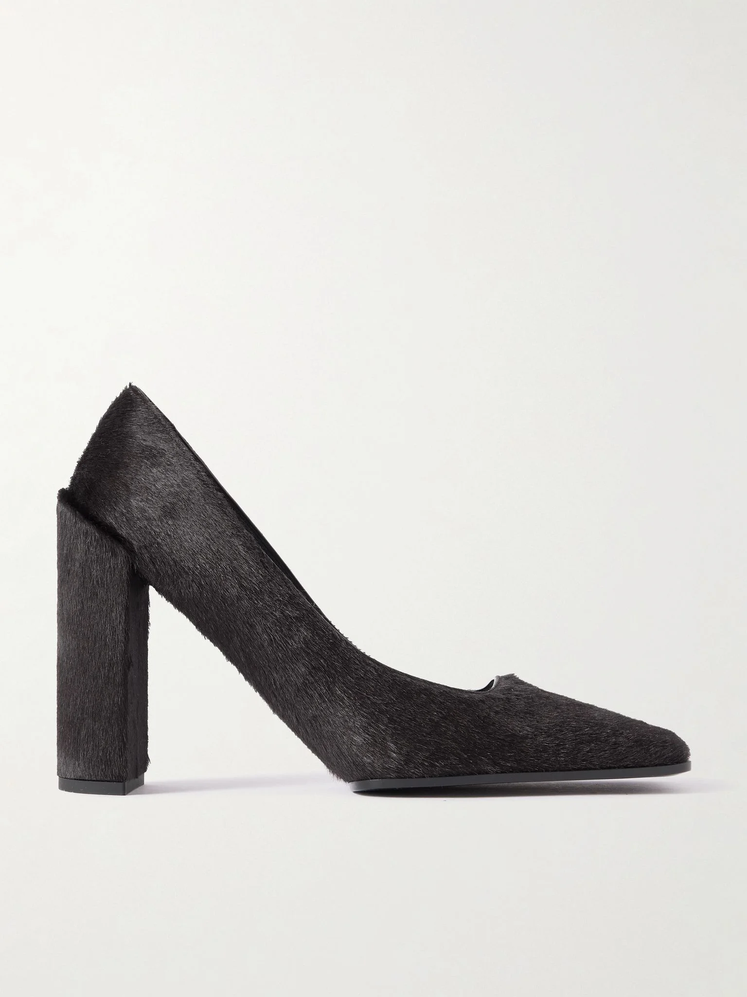 90 calf hair pumps Dark brown - 1
