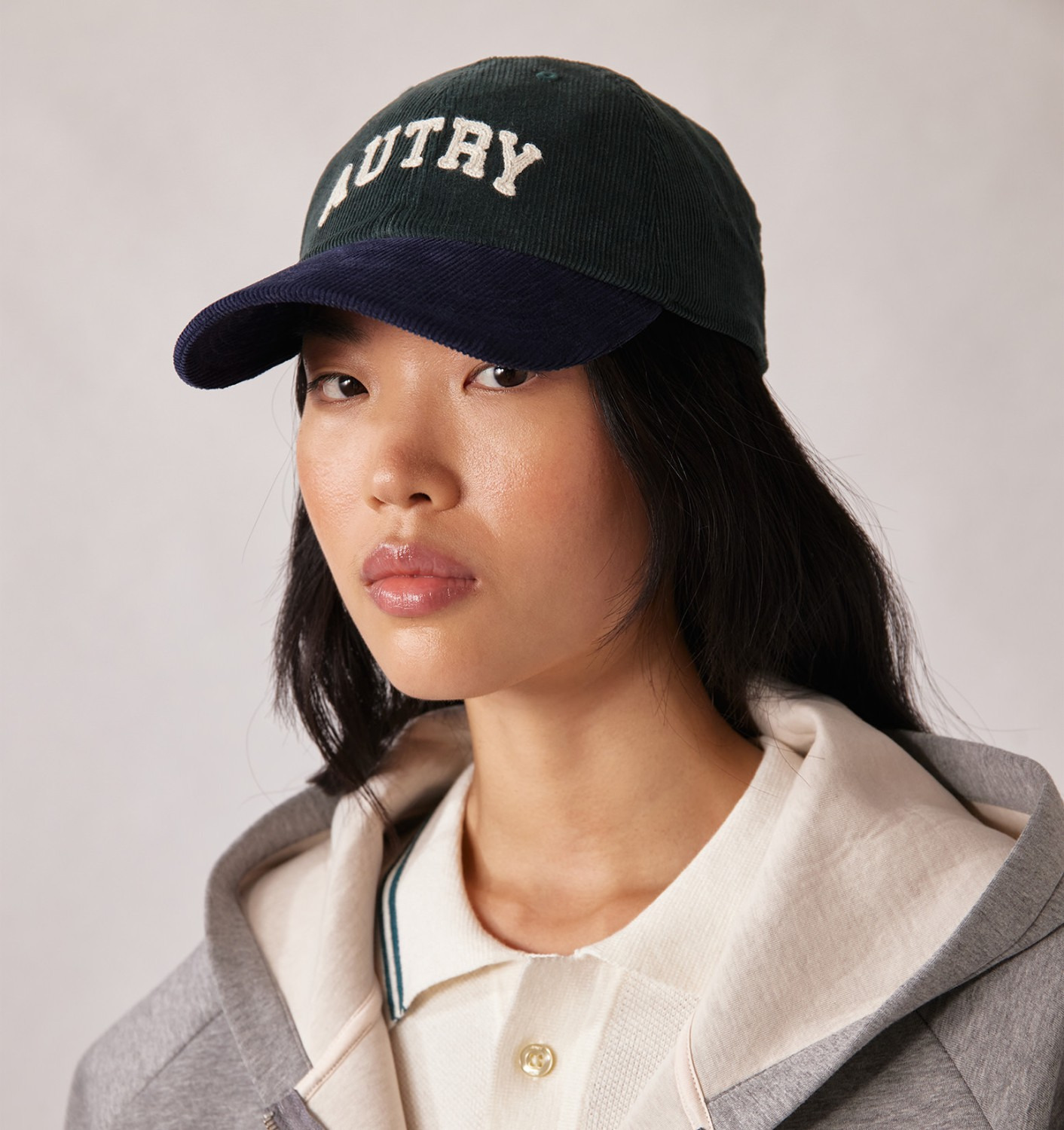 UNISEX TWO-TONE BASEBALL CAP WITH EMBROIDERED LOGO - 2