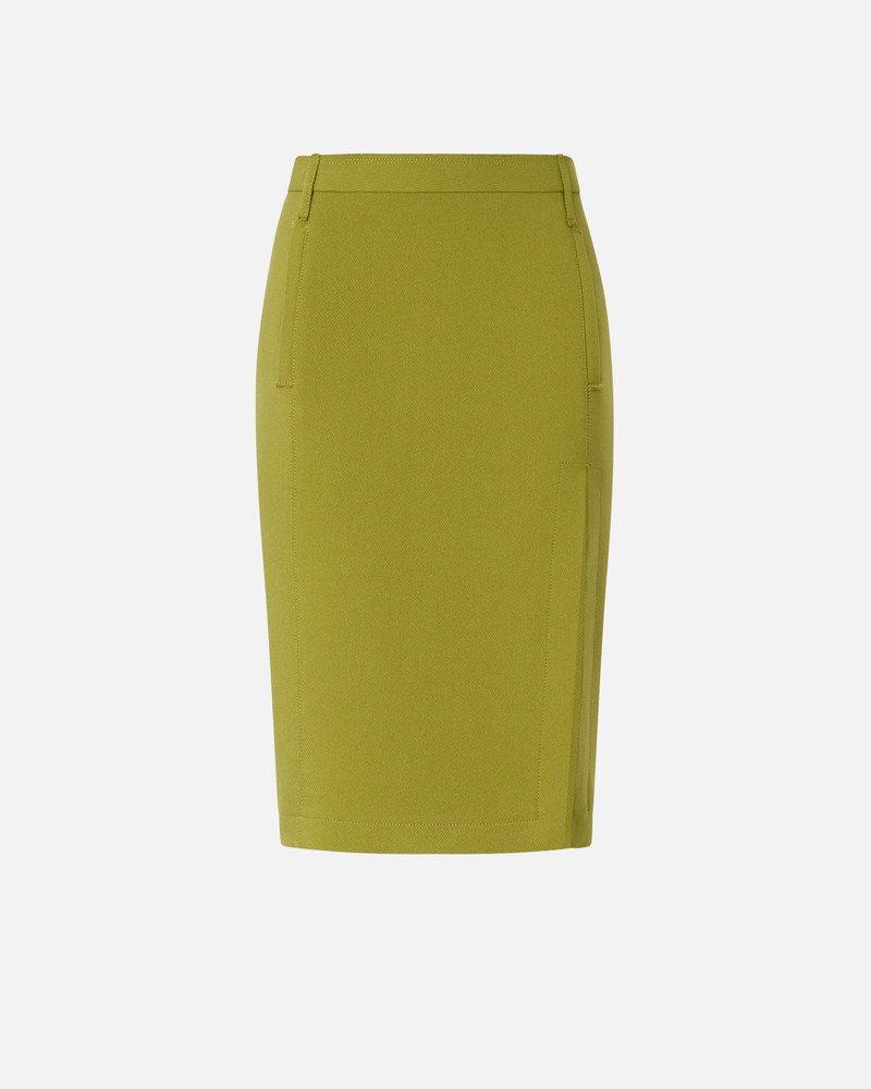 SLIM-FITTING CALF-LENGTH SKIRT WITH SLIT 3