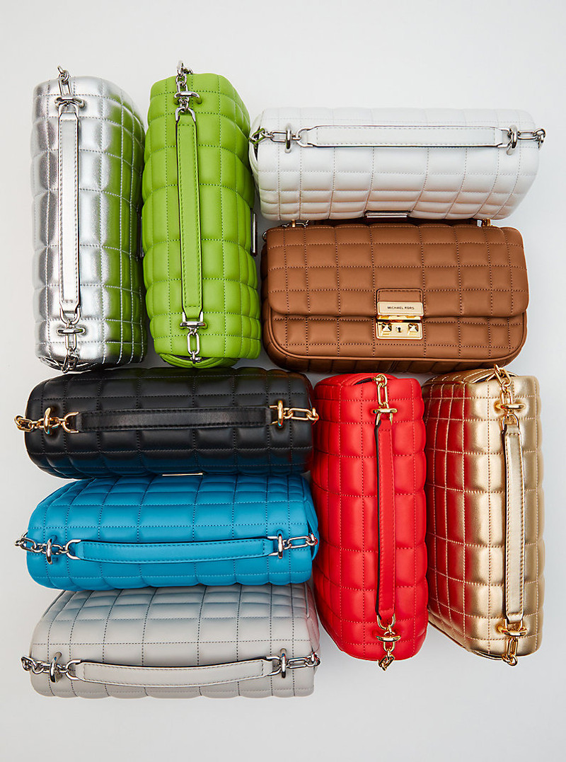 Tribeca Large Quilted Leather Shoulder Bag 4
