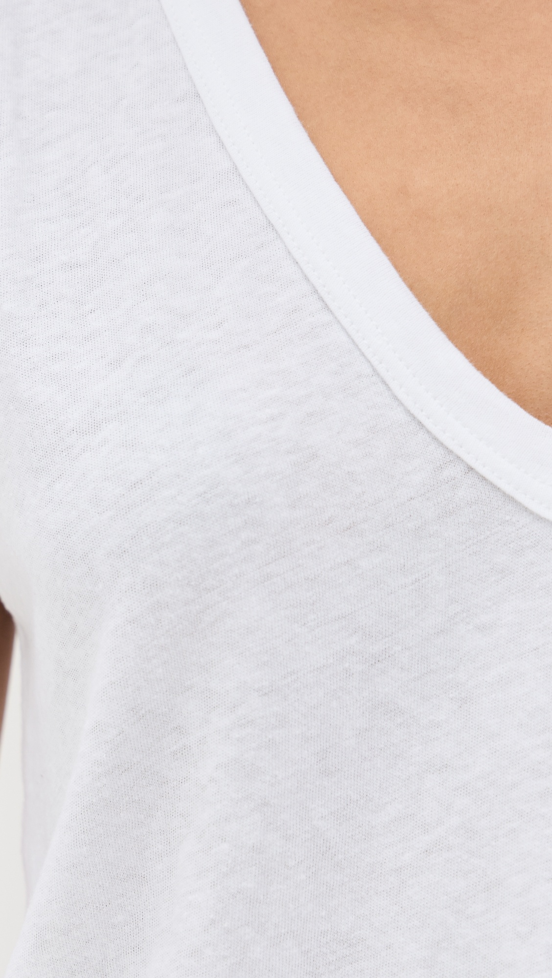 Laura V Neck Tee - 6