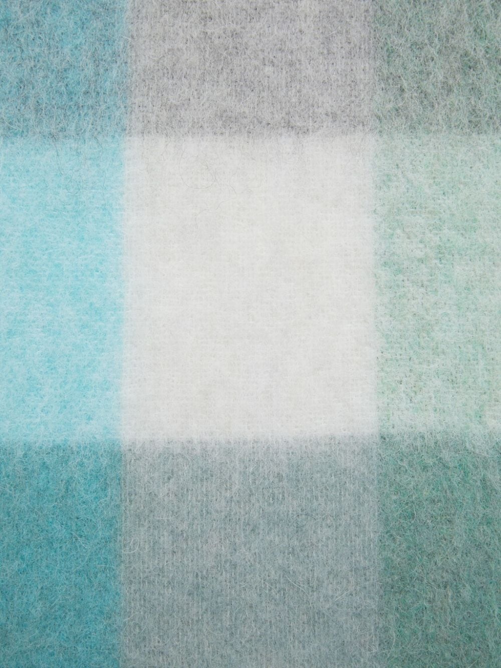 logo-patch checked scarf - 3
