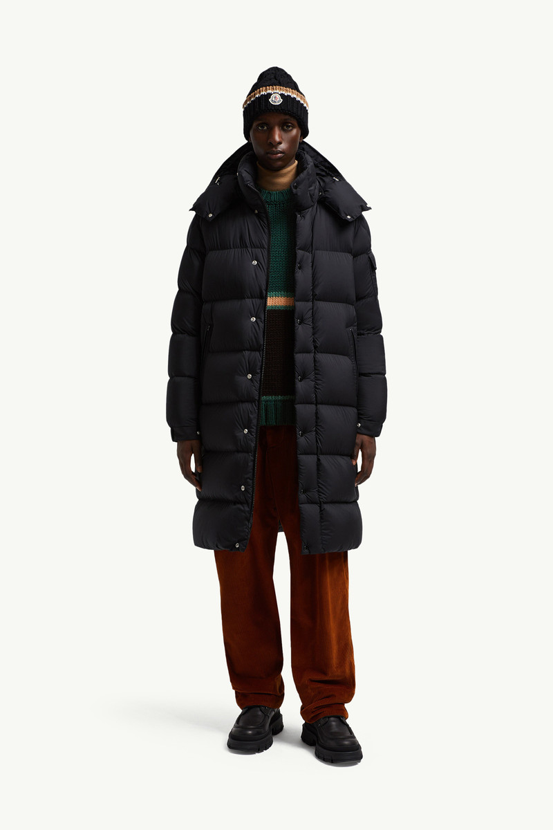 Moncler Hanoverian Hooded Long Down Jacket outlook