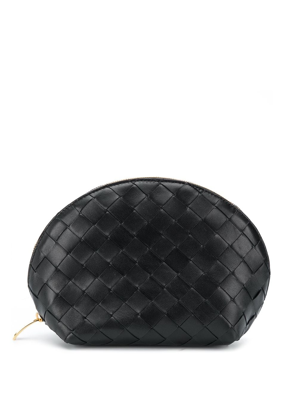 Intrecciato weave make-up bag - 1