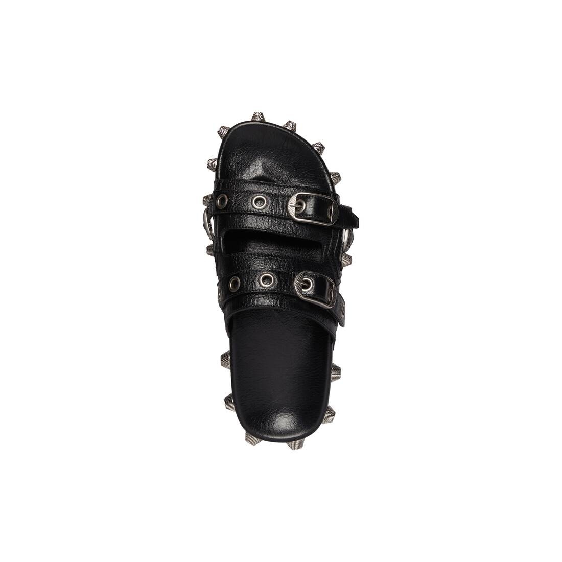 Women's Cagole Sandal in Black - 5
