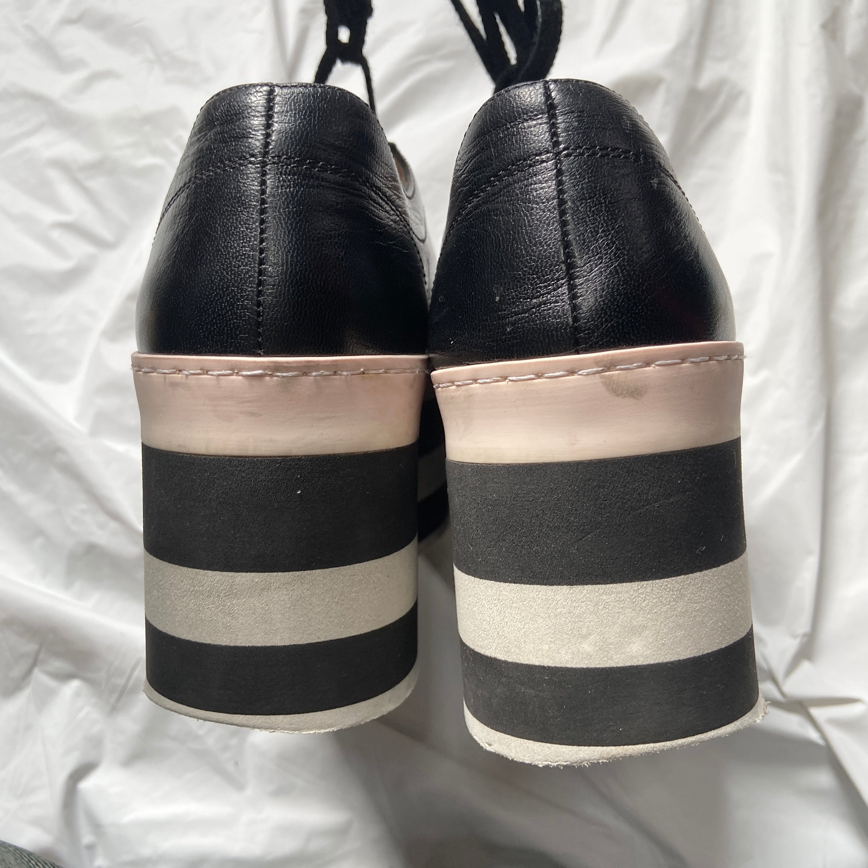 Gucci Peggy black platform ace sneaker 37 - 9