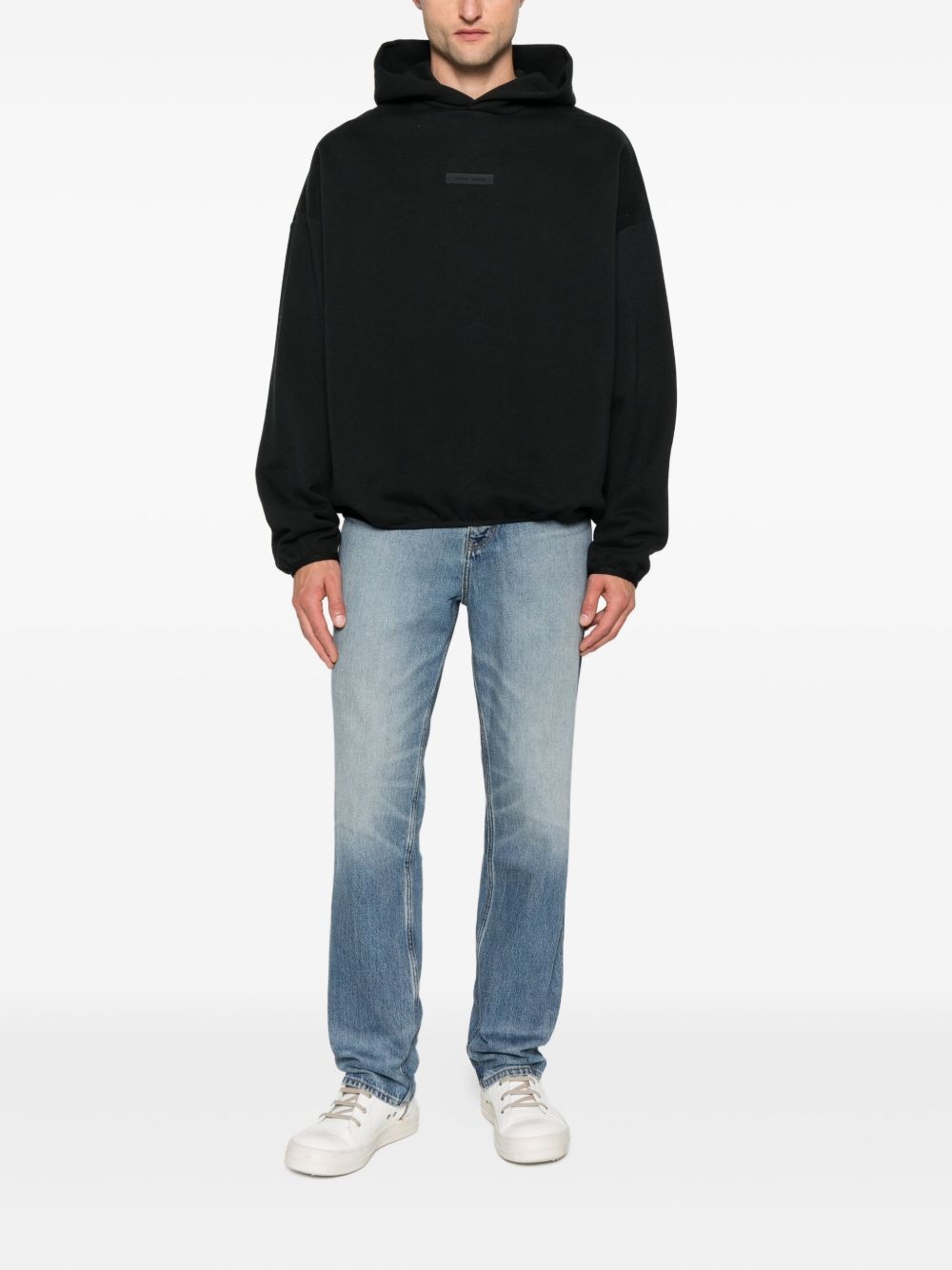 logo-plaque hoodie - 2