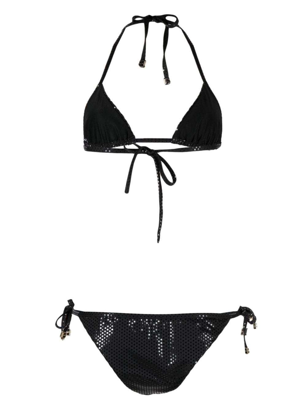 foiled triangle bikini - 2