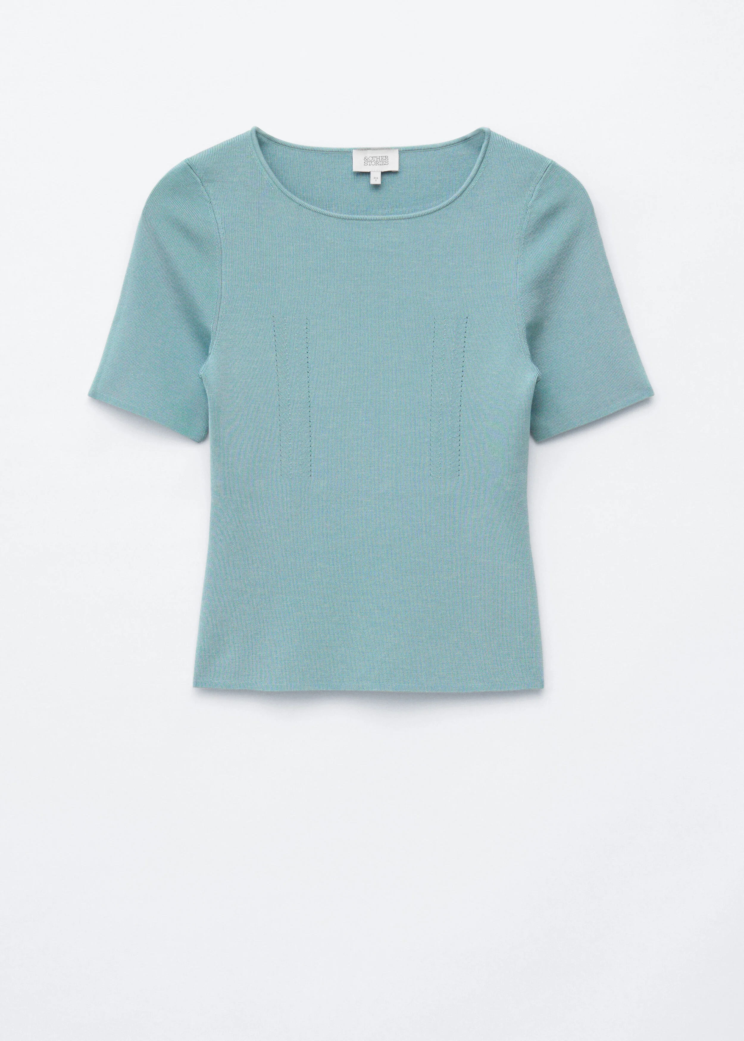 Slim Knitted T-Shirt - 1