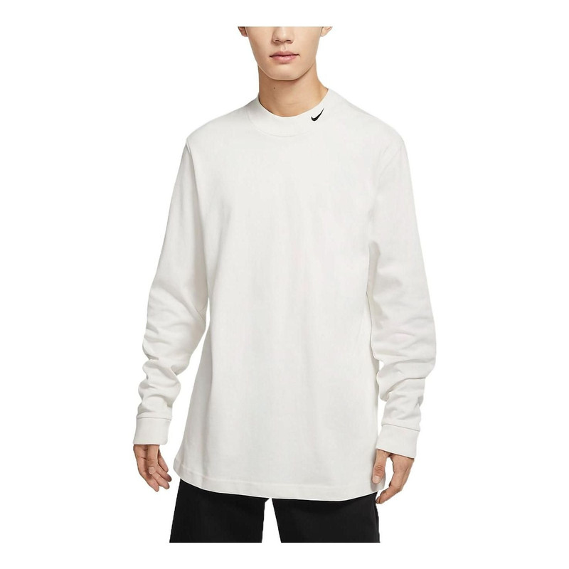 Nike AS M NL LS MOCK NECK SHIRT 'White Black' DX5869-030 - 1