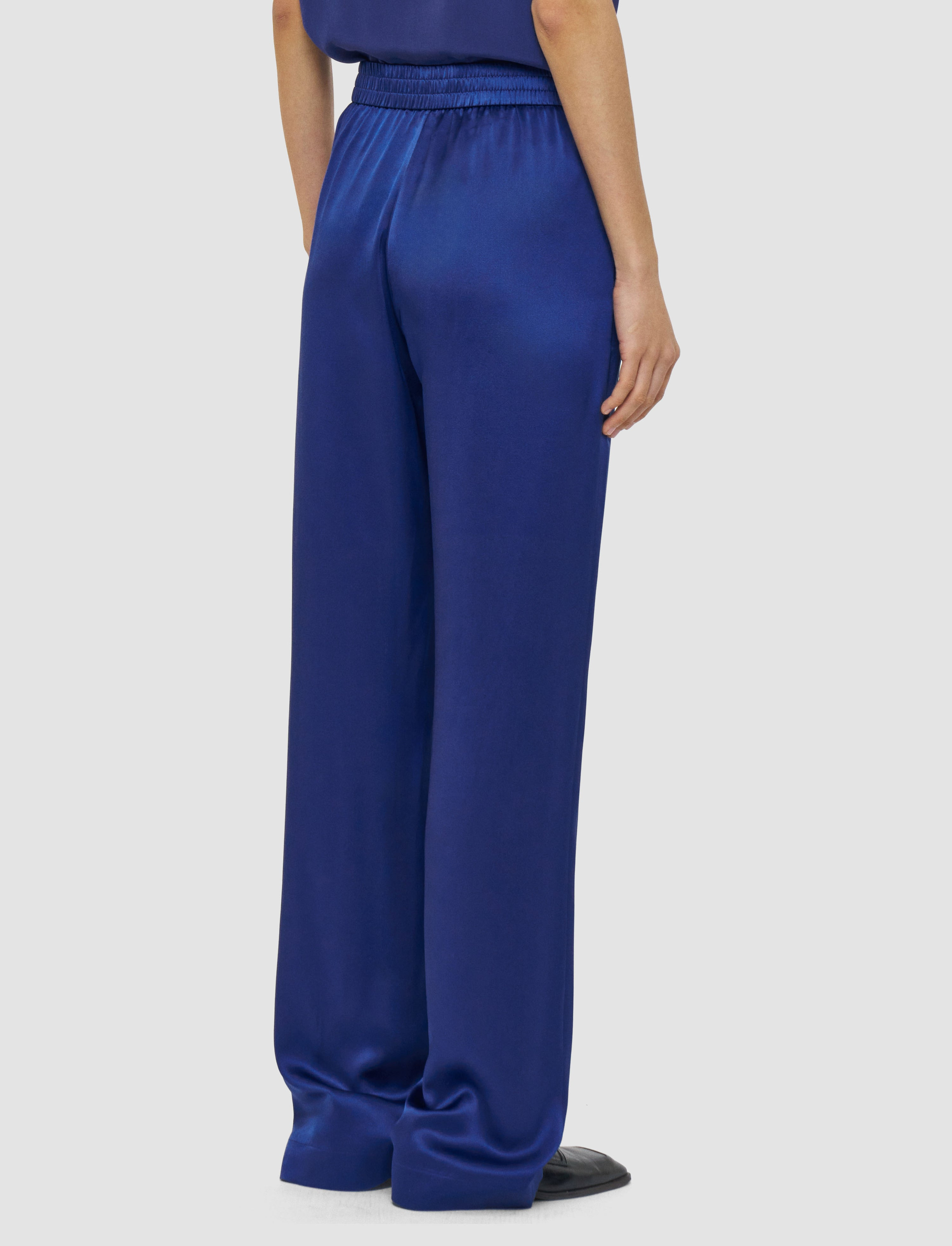 Sahel Silk Satin Trousers - 3
