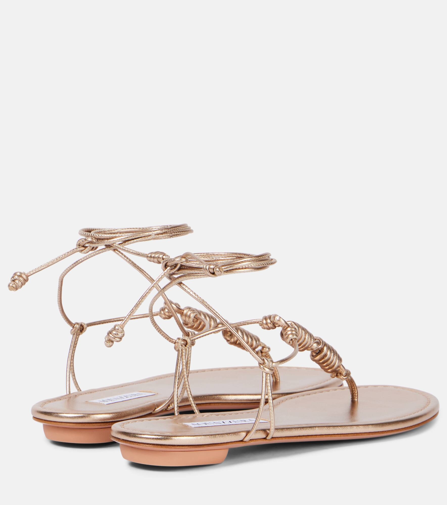 Oaxaca leather thong sandals - 2