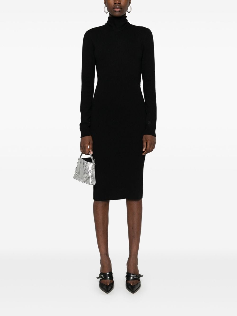 tied midi dress - 2