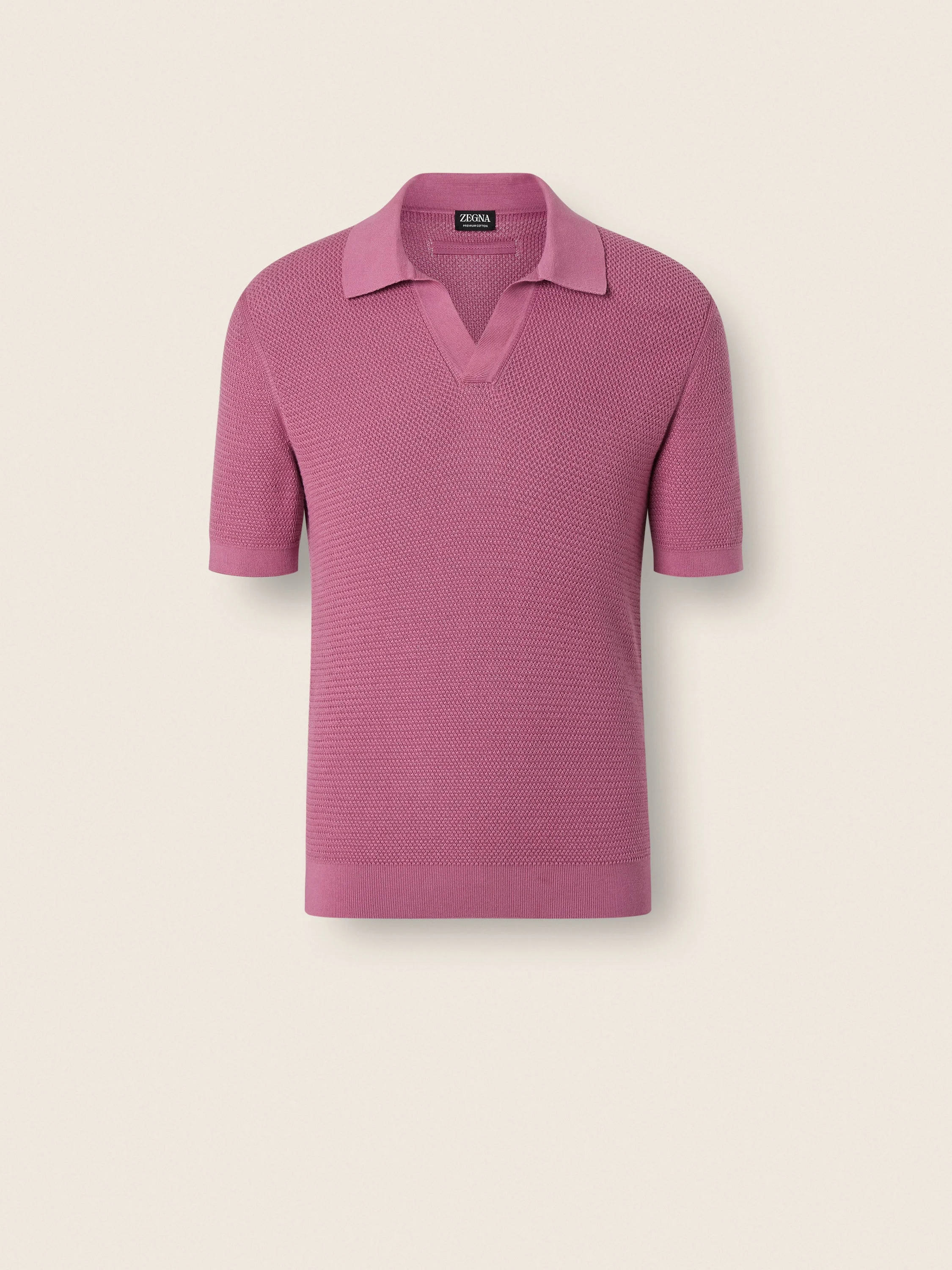 PINK PREMIUM COTTON POLO SHIRT - 1