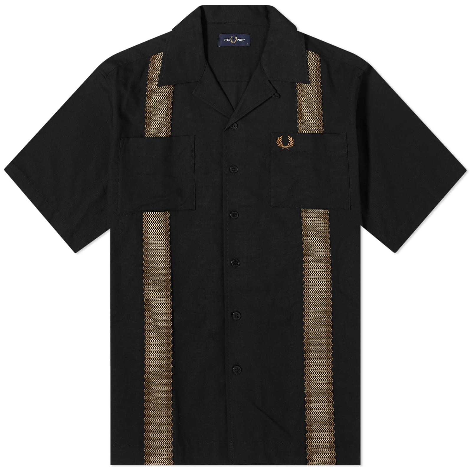Fred Perry Tape Short Sleeve Vacation Shirt - 1
