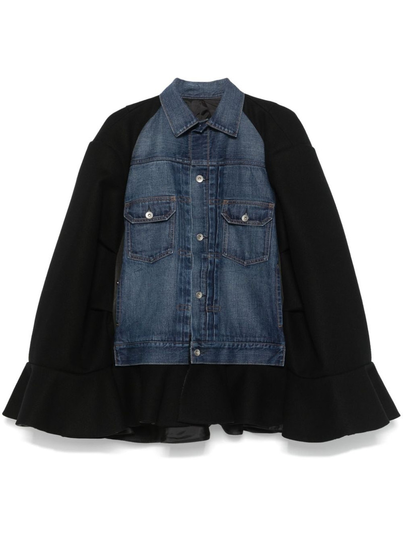 denim-panel cape 1
