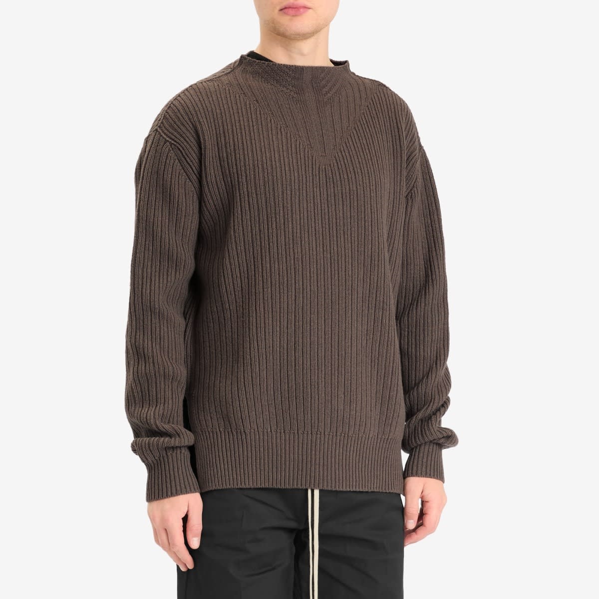 Rick Owens Fisherman Rib Crew - 2