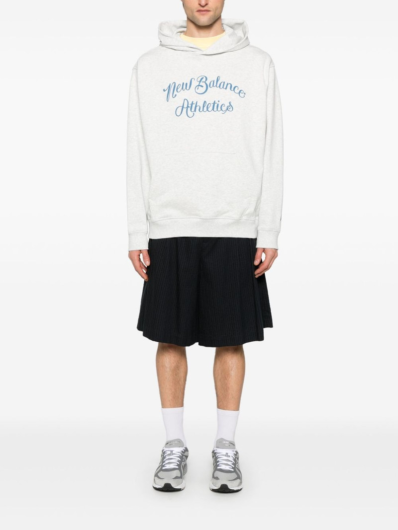 New Balance logo-embroidered hoodie outlook
