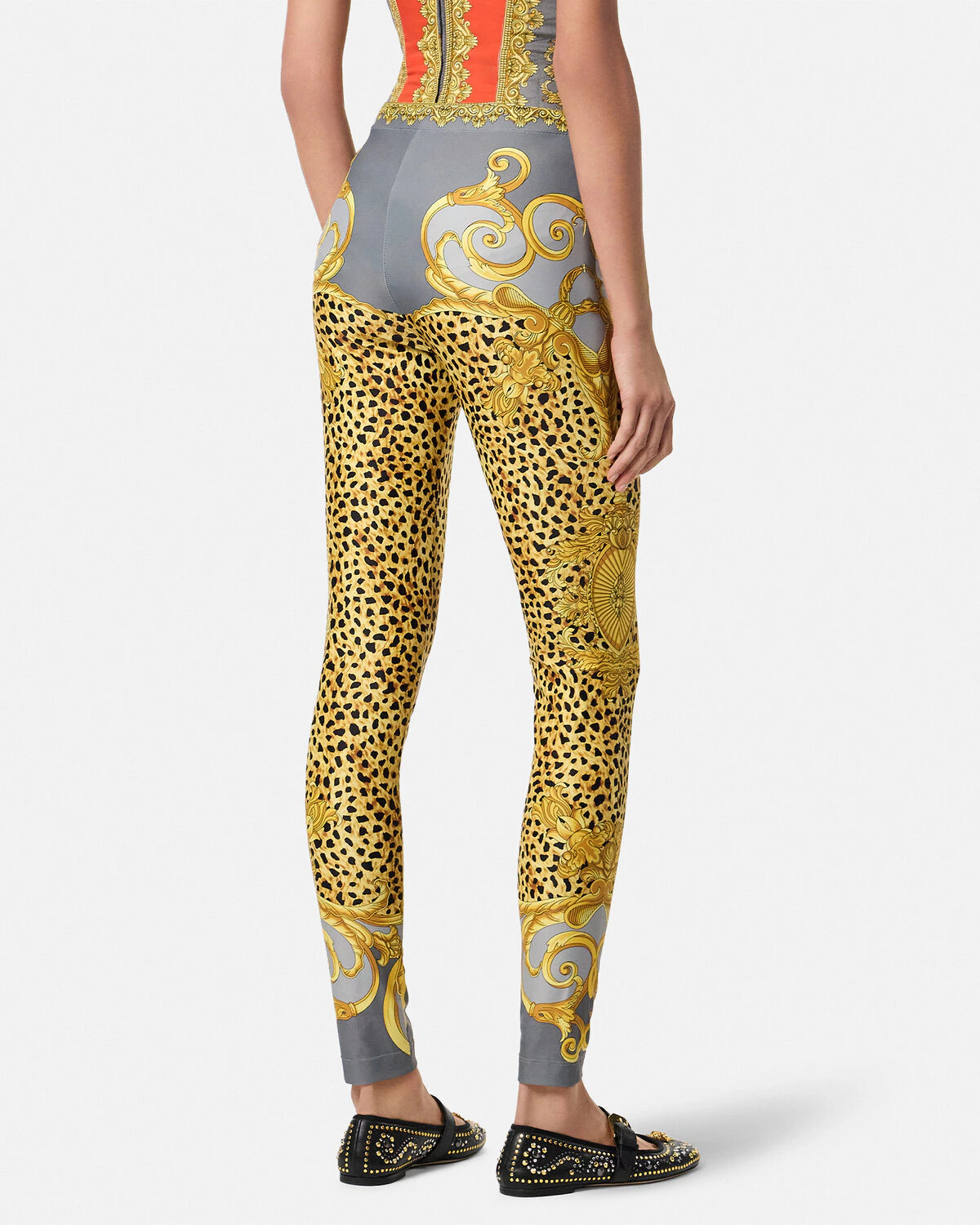 Cheetah Foulard Leggings - 5