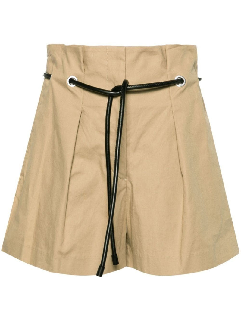 Origami belted shorts 1
