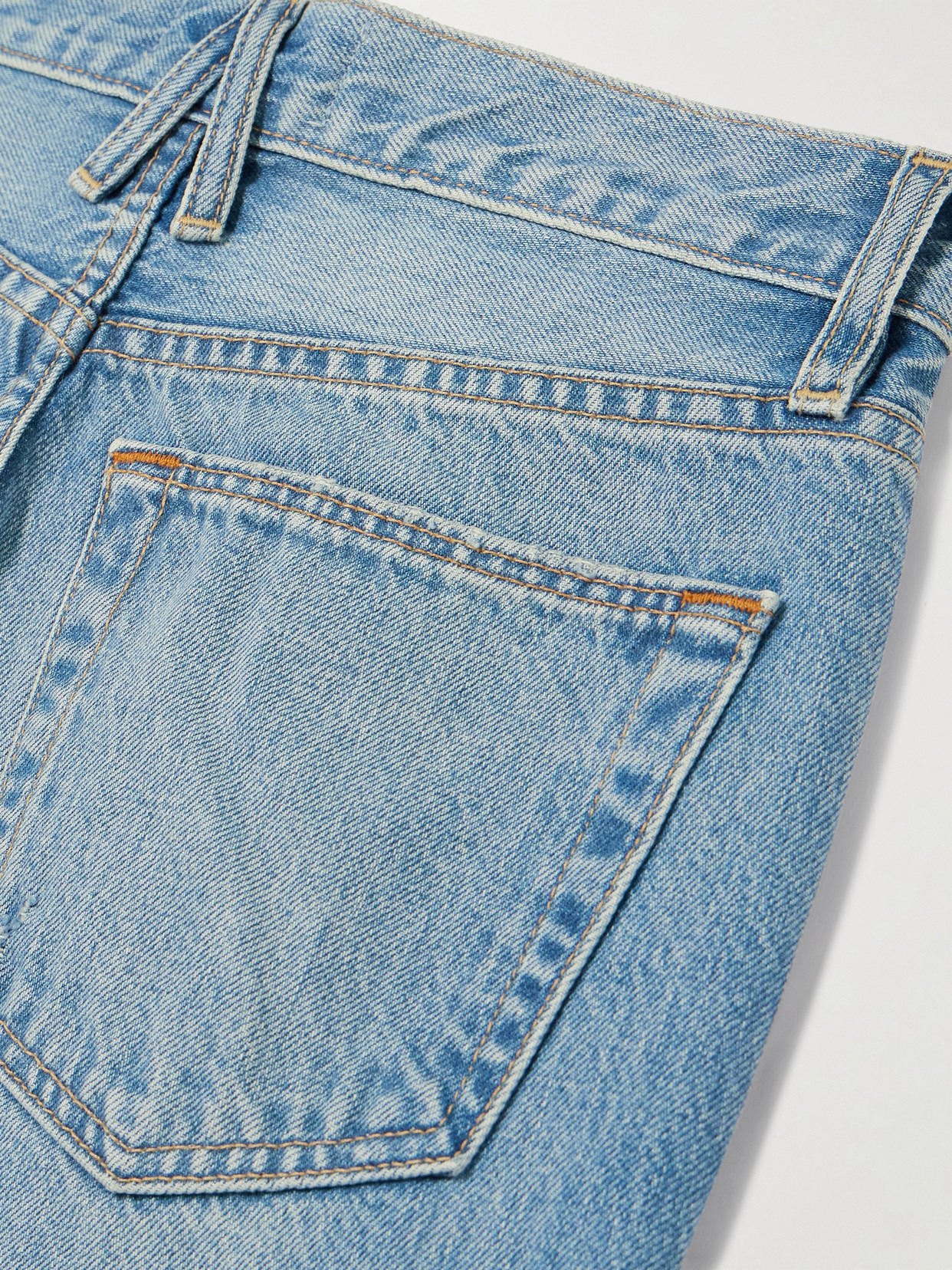 Virginia Distressed High-rise Slim-leg Jeans - 6