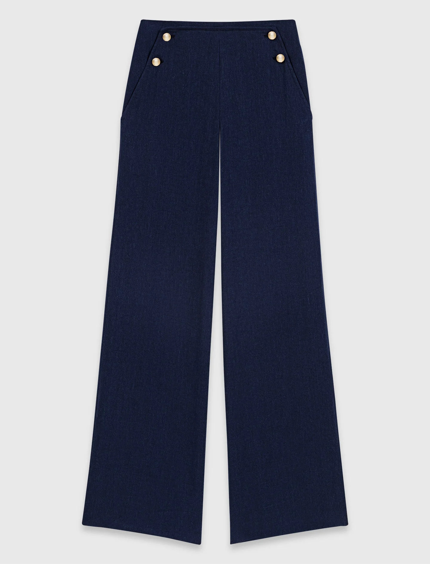 Linen-blend sailor trousers - 1