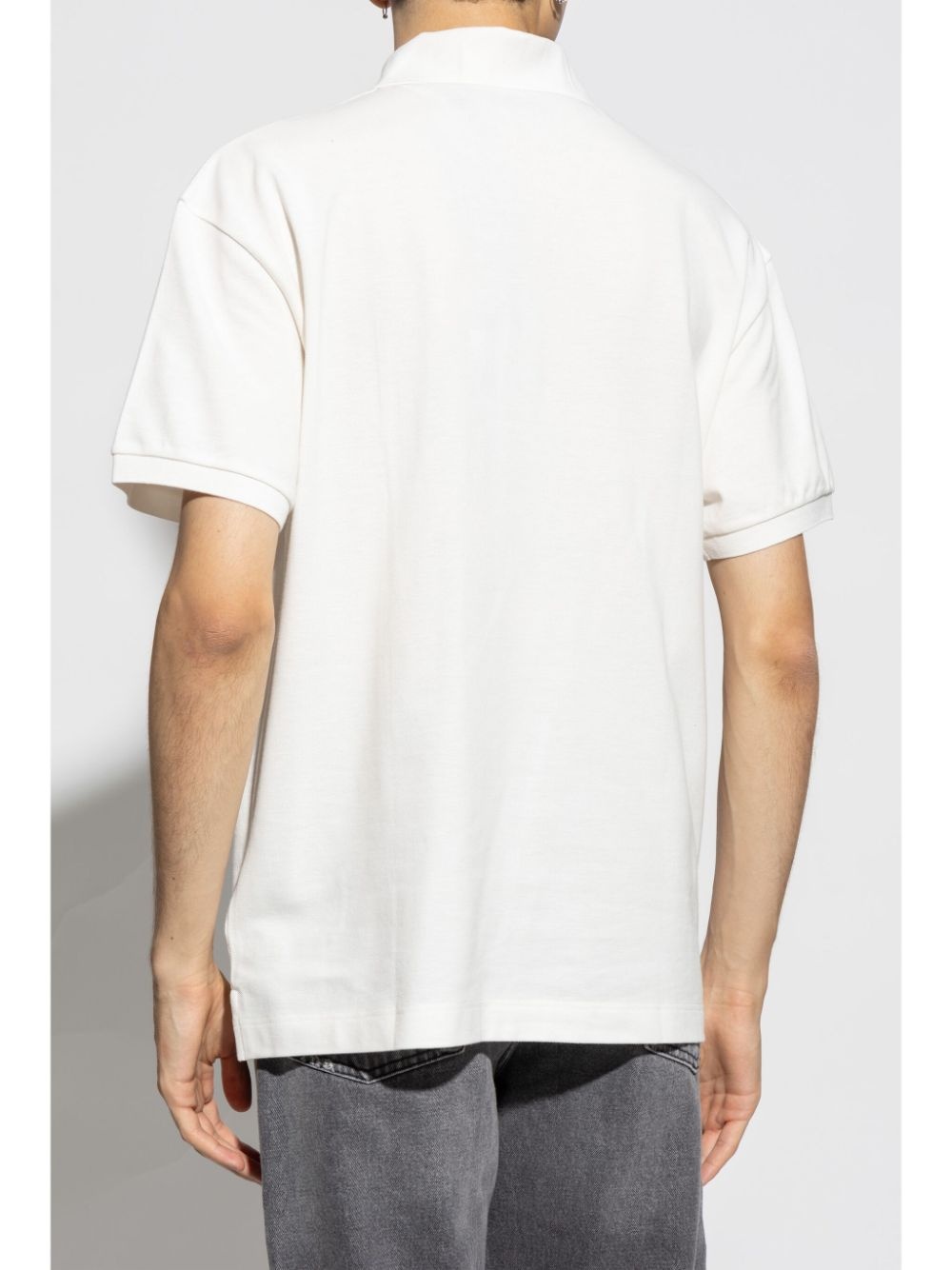 logo-embroidered polo shirt - 4