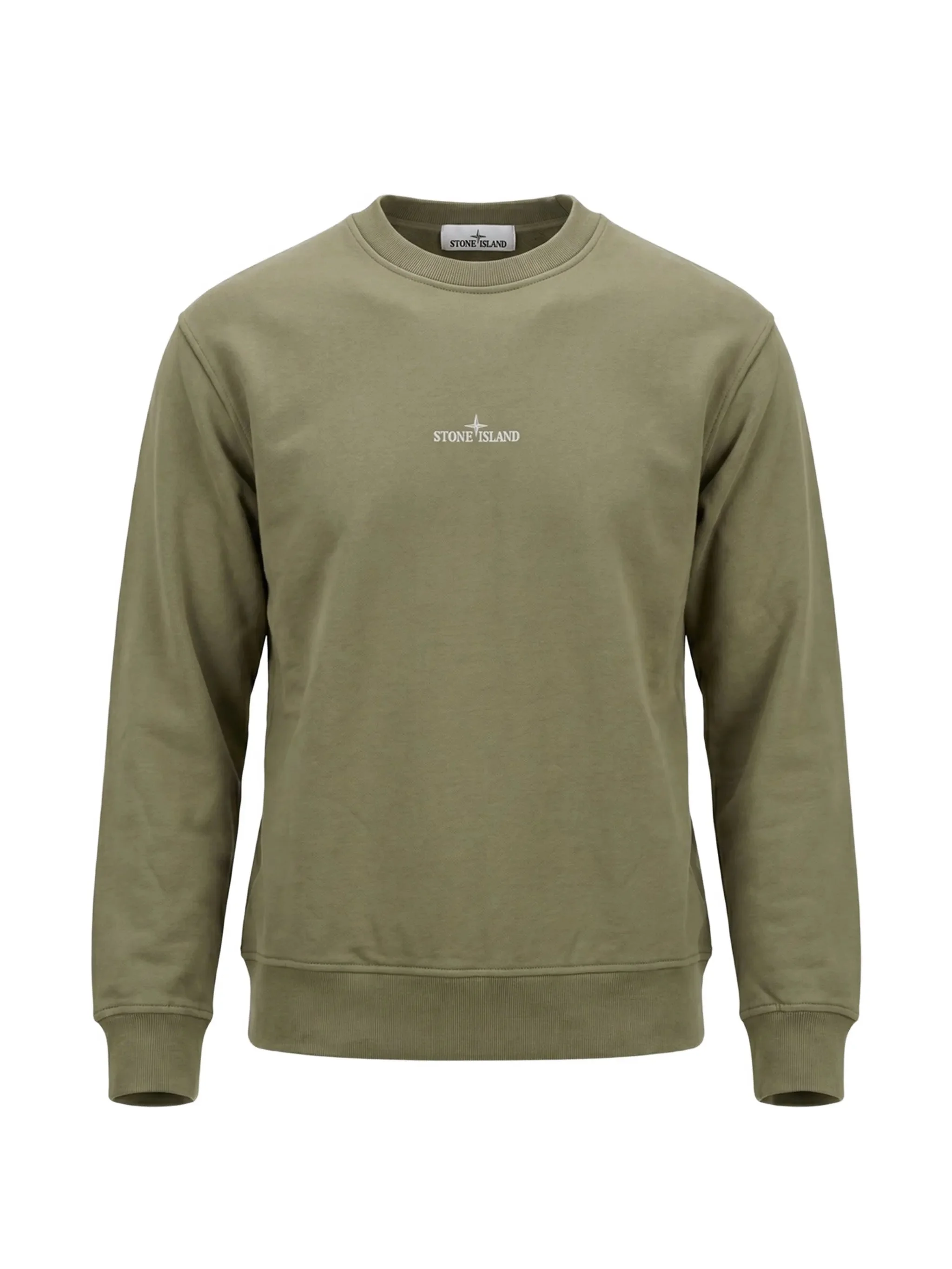 Stone Island Logo-print Long-sleeve Sweatshirt - 1