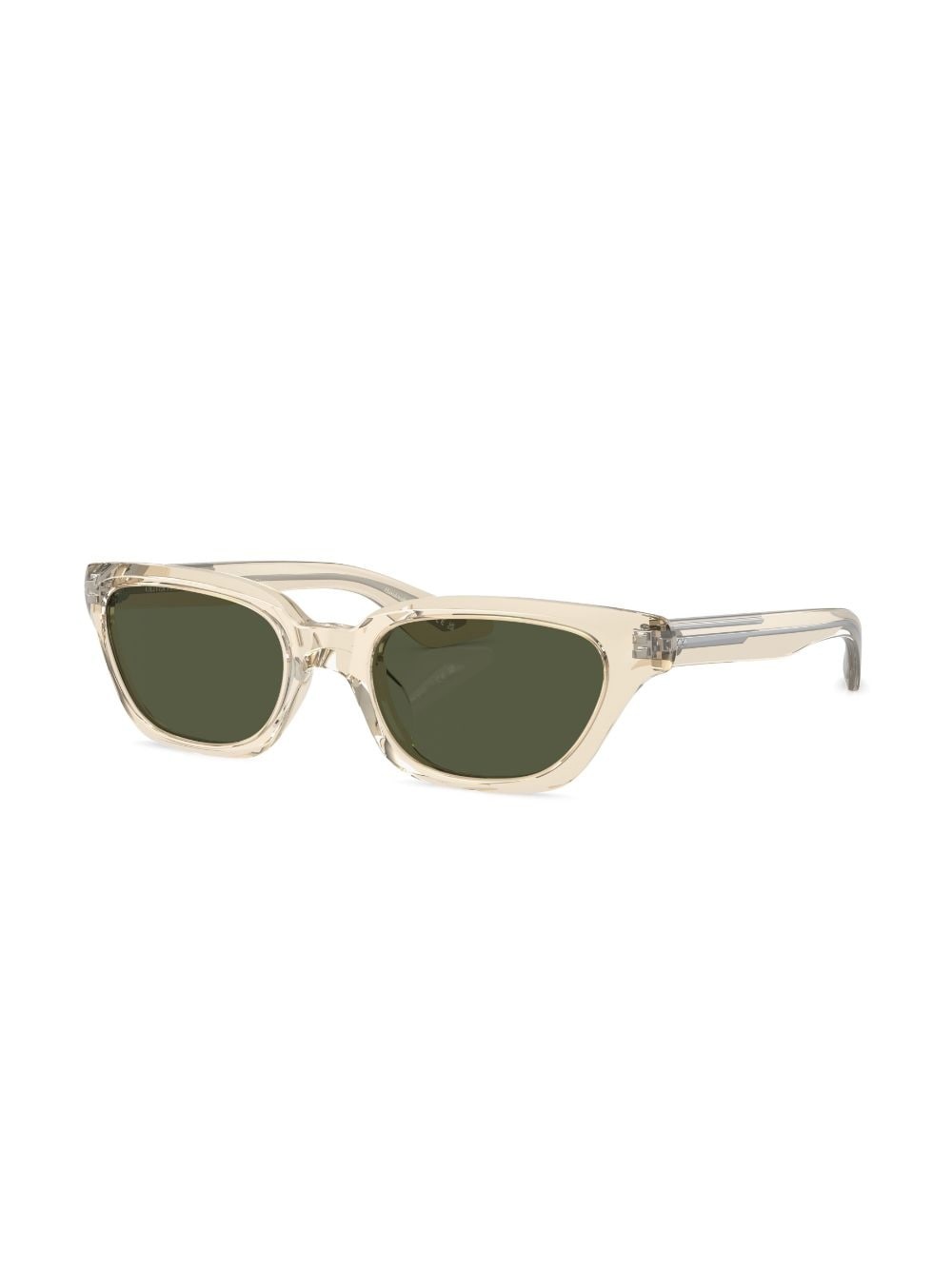 transparent cat-eye frame sunglasses - 2