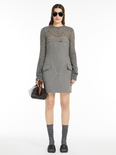 Sportmax FIAMMA Stretch alpaca and wool crew-neck sweater outlook