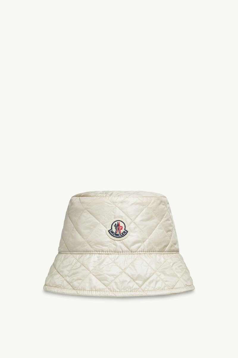 Diamond-Quilted Padded Bucket Hat 1