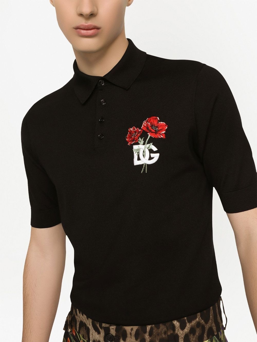 embroidered polo shirt - 5