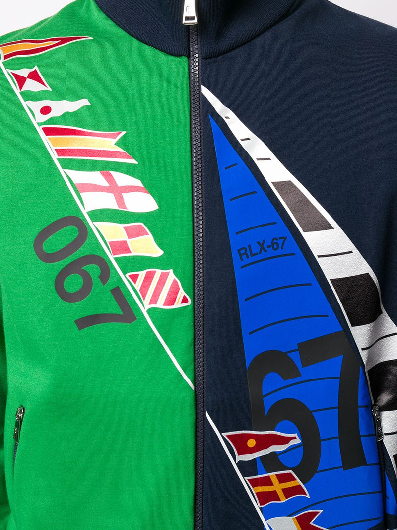 printed zipped jacket 5