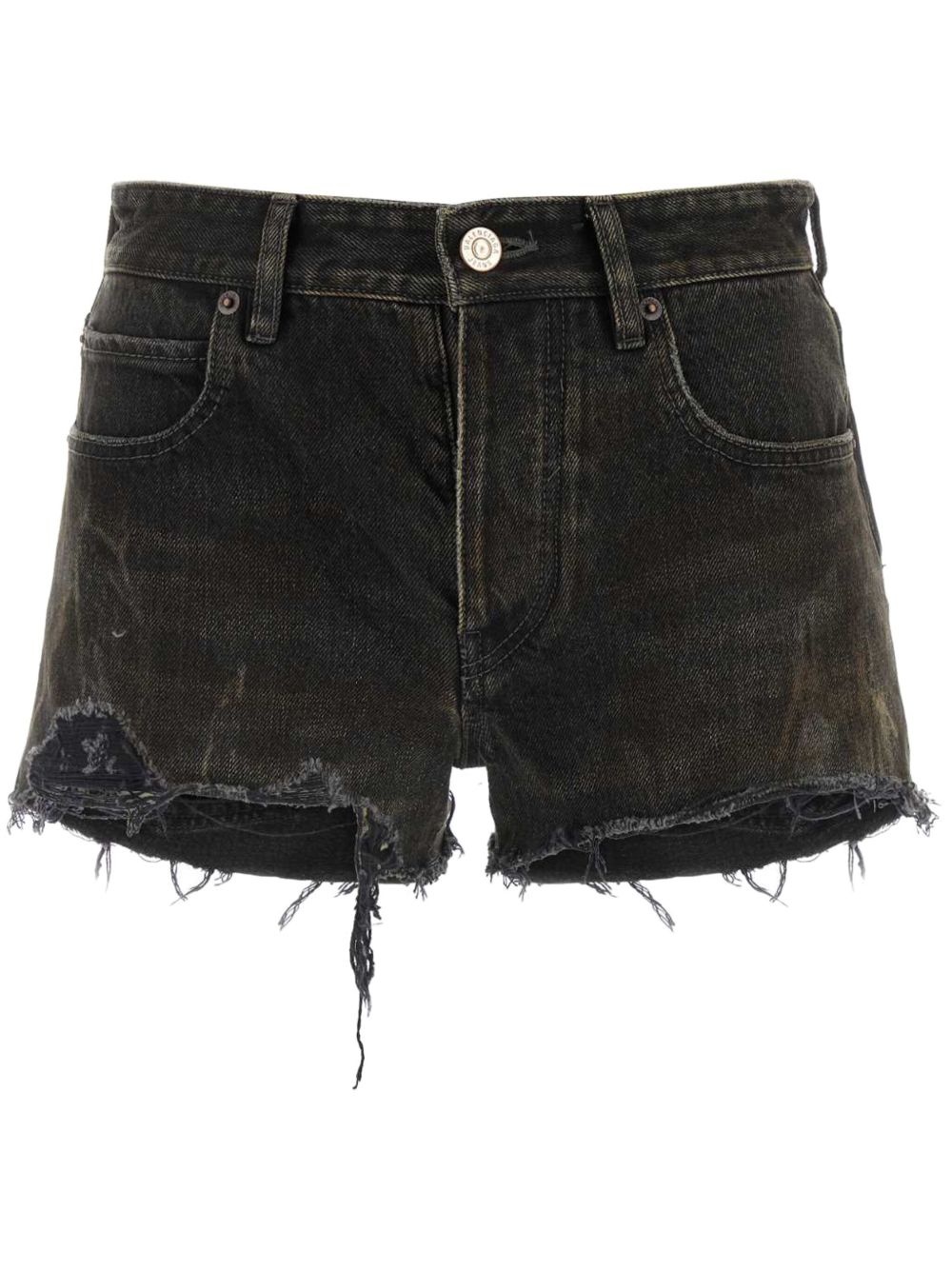denim shorts - 1