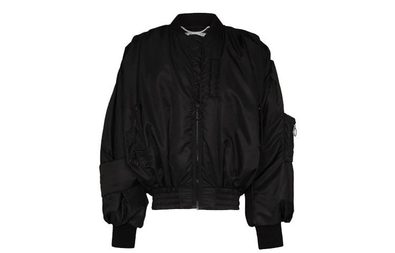 Off-White Off-White Pascal Applique Pilot Jacket Men's Black OMEH020F20FAB0011010 outlook