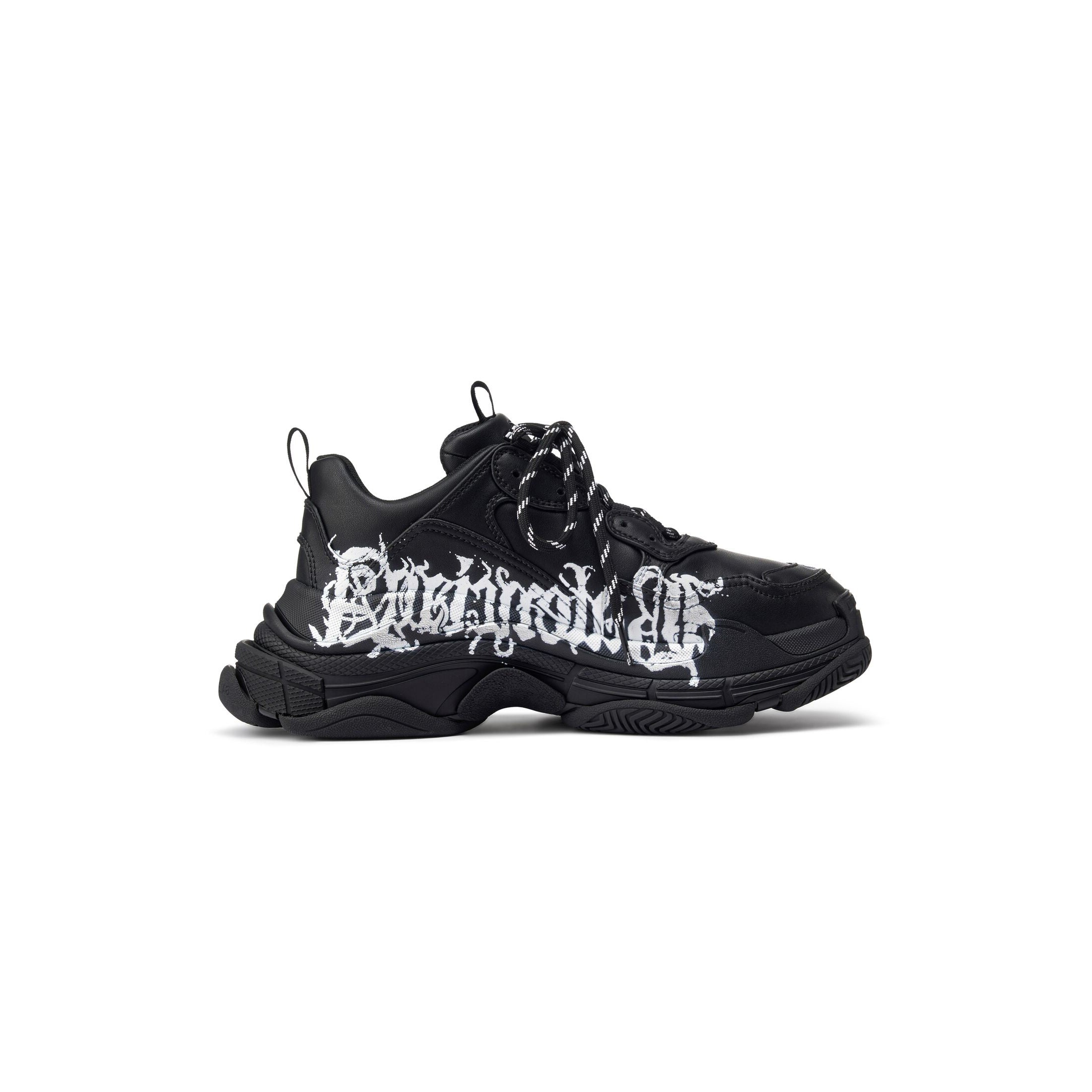 Balenciaga Triple S Diy Metal 'Black White' 536737W2FAY1090 - 2