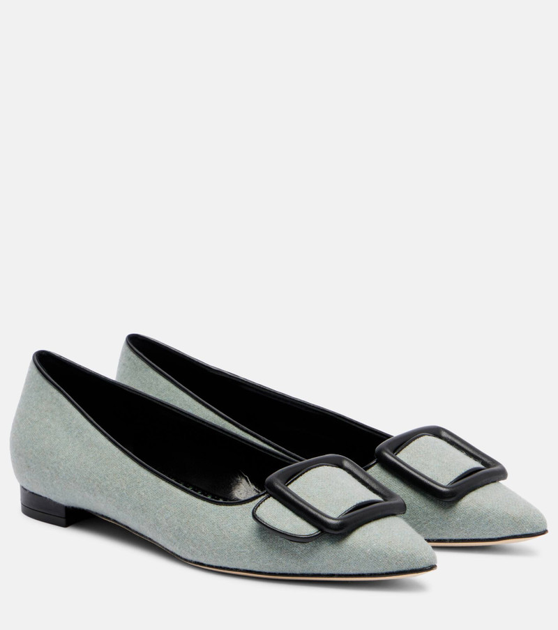 Maysale buckled ballet flats 1