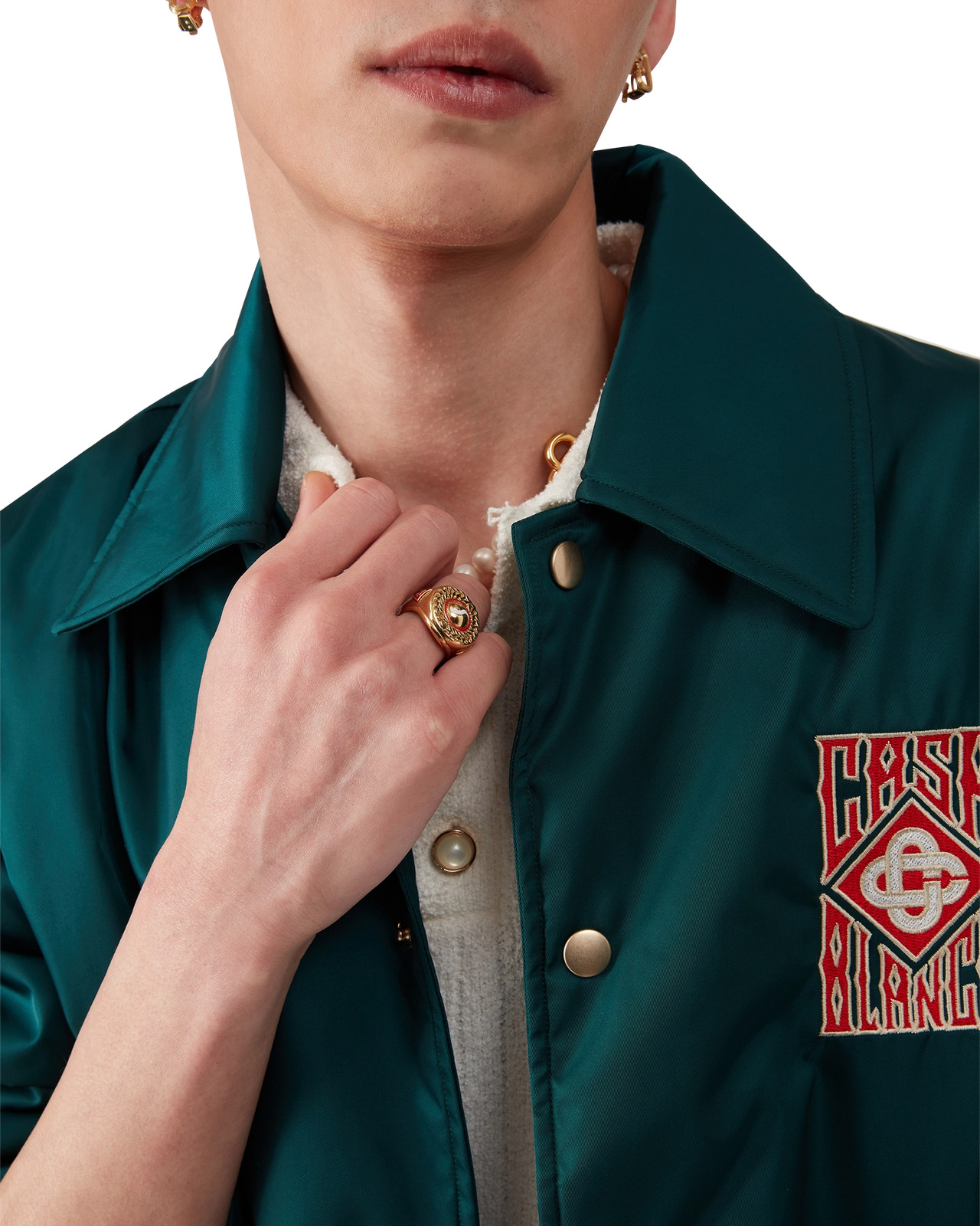 Sports Medallion Ring | Casablanca Paris - 5