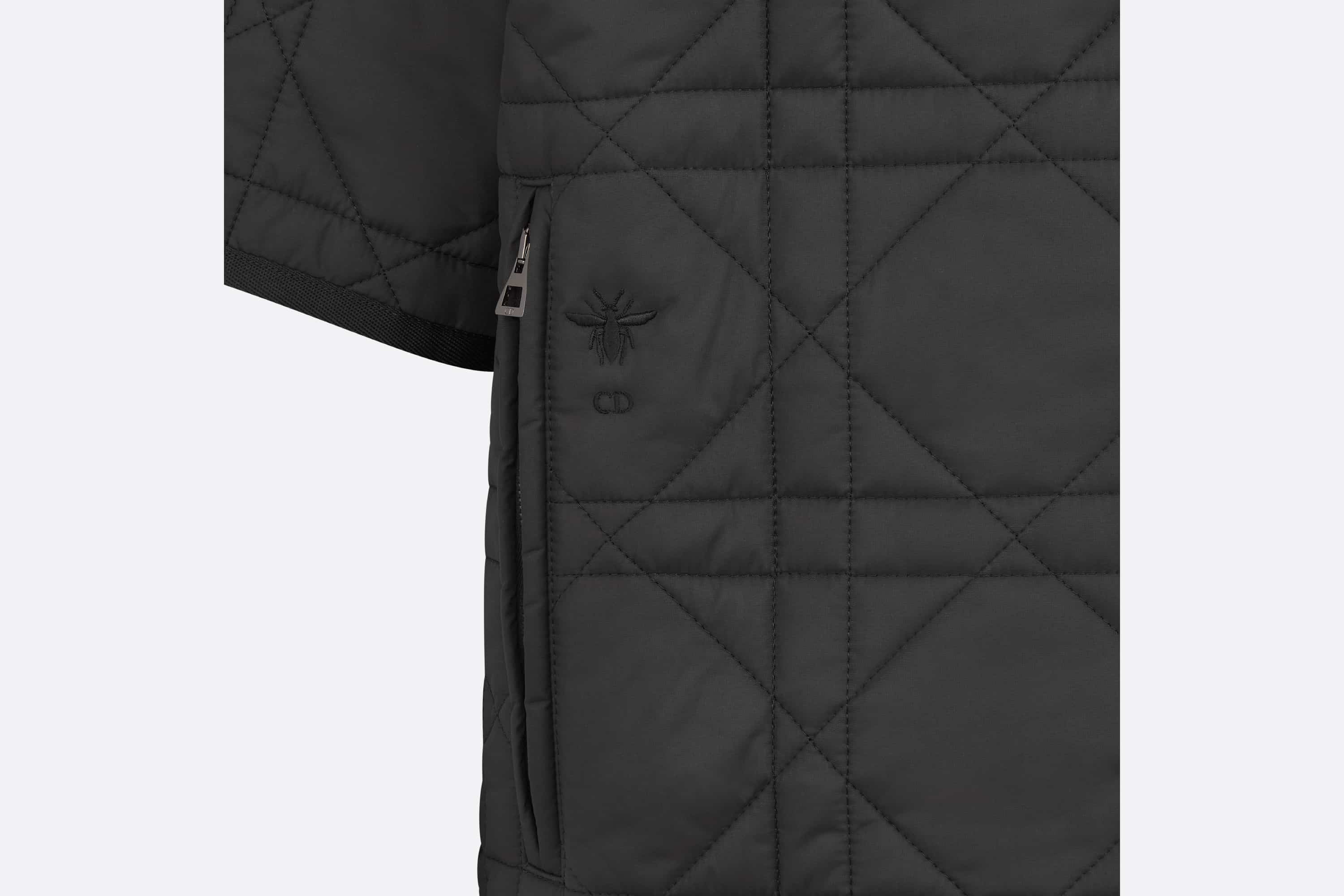 Macrocannage Short-Sleeved Peacoat - 3